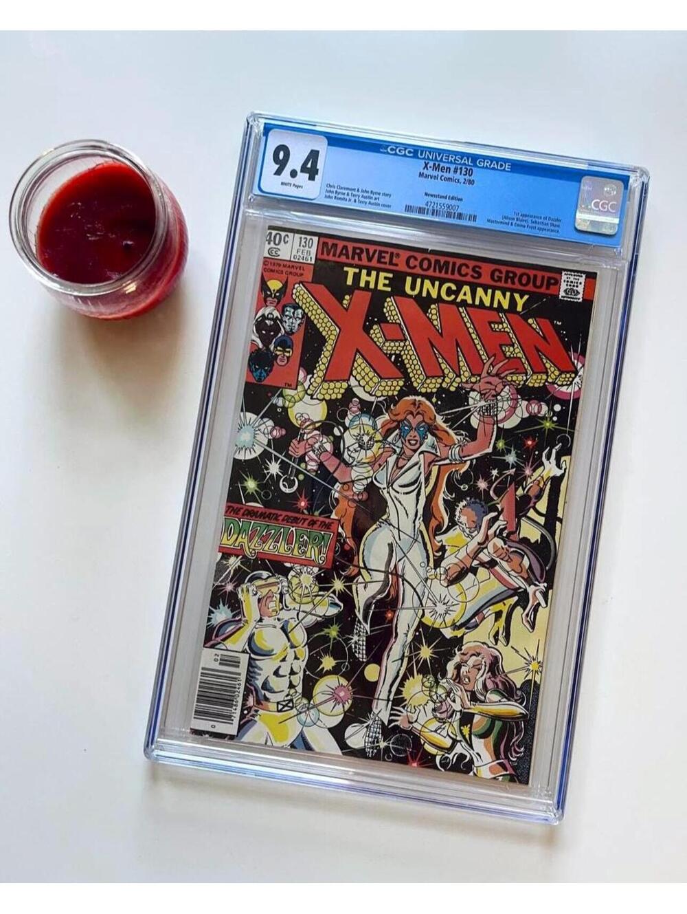 The X-Men #130 CGC 9.4 Newsstand (1980) 1st App of Dazzler - Graded Comic Book
